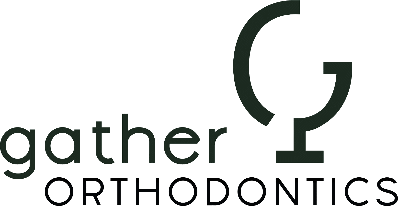 Logo Gather Orthodontics in Holly Springs, NC